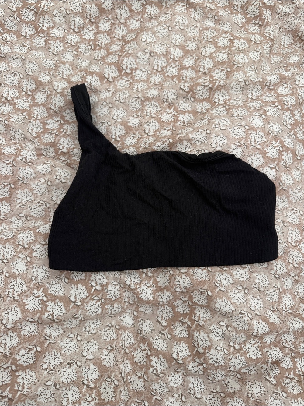 lululemon athletica Black One-Shoulder Sports Bra